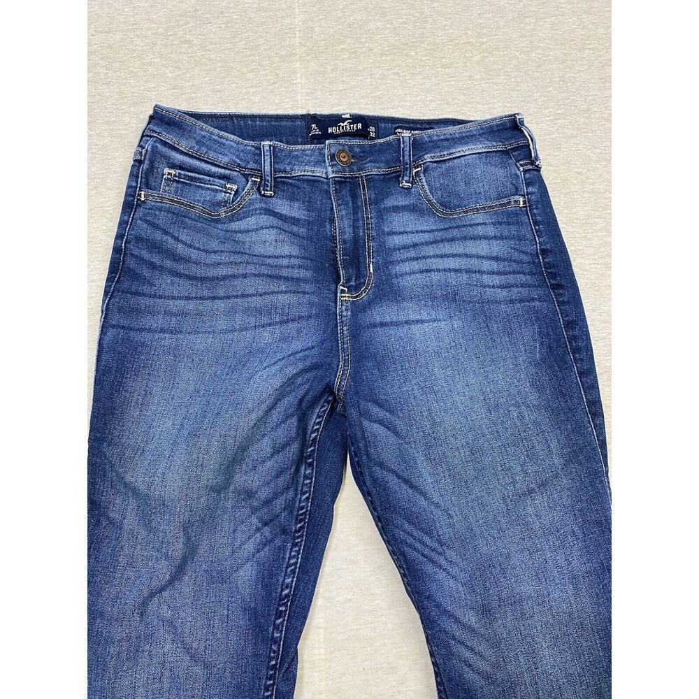 Hollister Jeans Women's 7L (28x35*) Blue Medium Wash Stretch Denim Pants